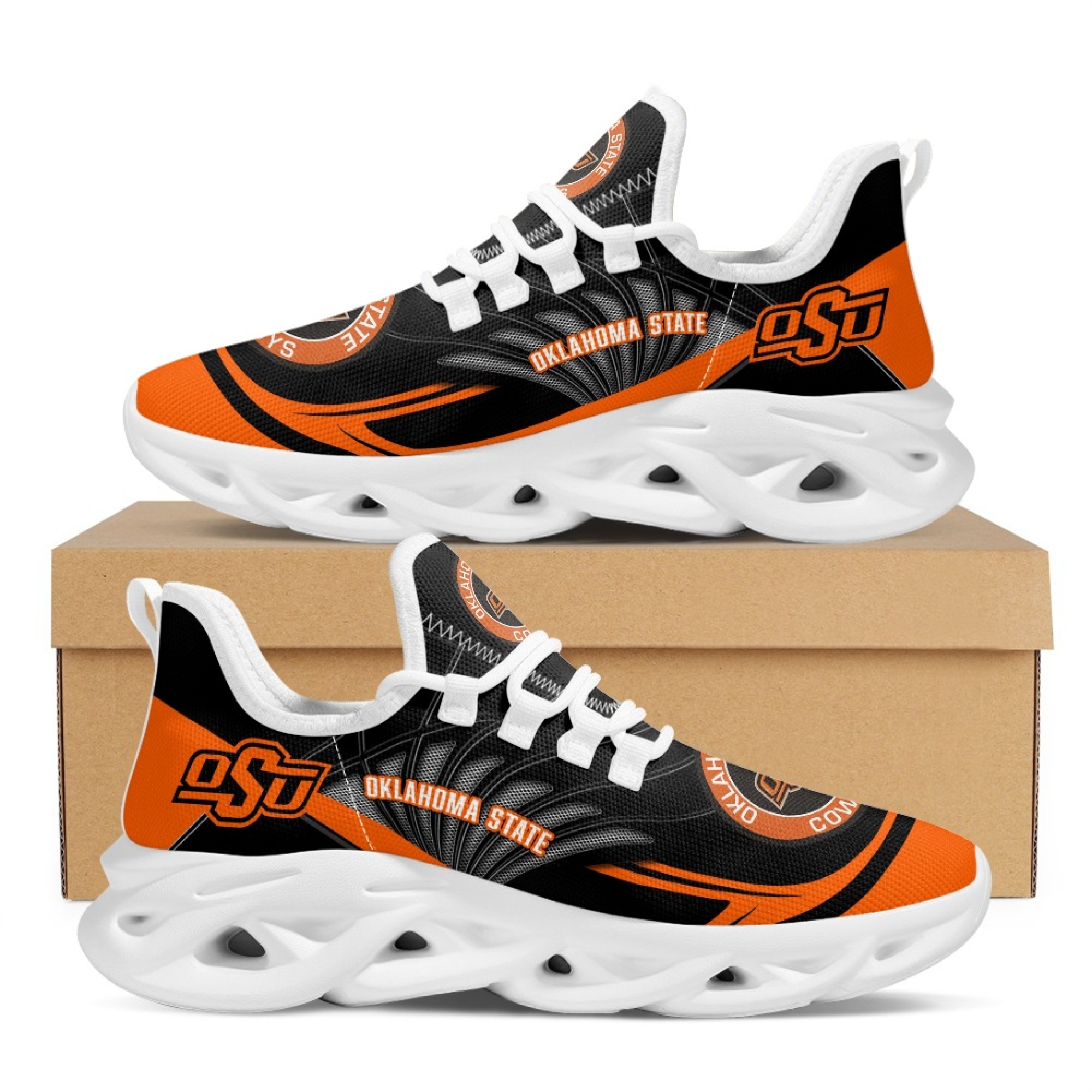 Women's Oklahoma State Cowboys Flex Control Sneakers 001